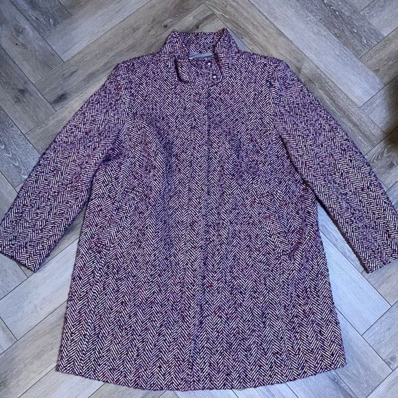 LOFT Wool Blend Coat - Picture 1 of 11